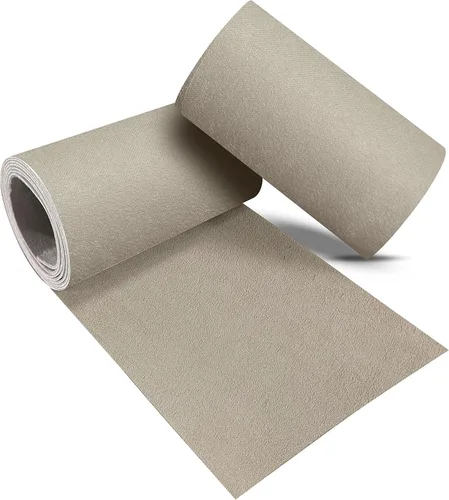 Vista 28 de Parche de reparación de terciopelo, parche de tela de franela autoadhesivo, varios colores, parche de microfibra, se puede usar para parches de Beige