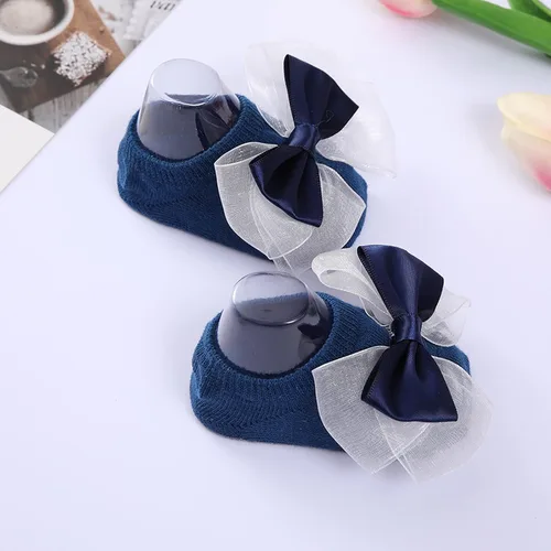 Vista 6 de Ropa de bebé de 24 meses para niñas y niños pequeños, calcetines de Bowkot, calcetines para el suelo, calcetines de princesa