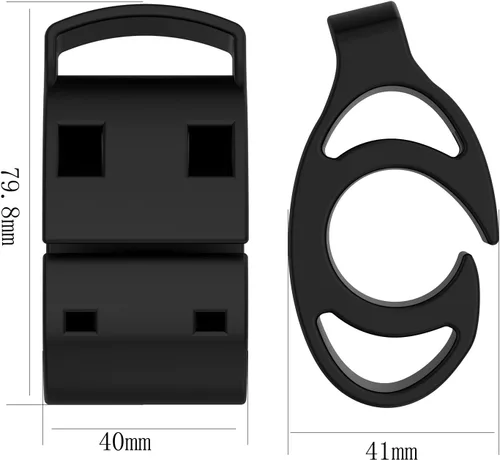 Vista 4 de TenCloud Paquete de 2 soportes de montaje para manillar de bicicleta con bridas compatibles con Garmin Forerunner, Approach, Fenix Watches