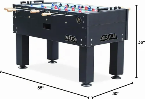 Vista 3 de KICK Titan - Mesa de futbolín para torneo de 55" Negro