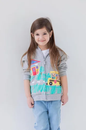 Vista 4 de CoComelon JJ - Sudadera con capucha de forro polar con cremallera y chip de sonido iTalk
