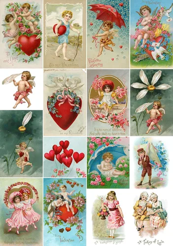 Vista 27 de Papel de arroz para decoupage A4, papel vintage para decoupage, papel vintage (Highland de Navidad - 2 hojas)