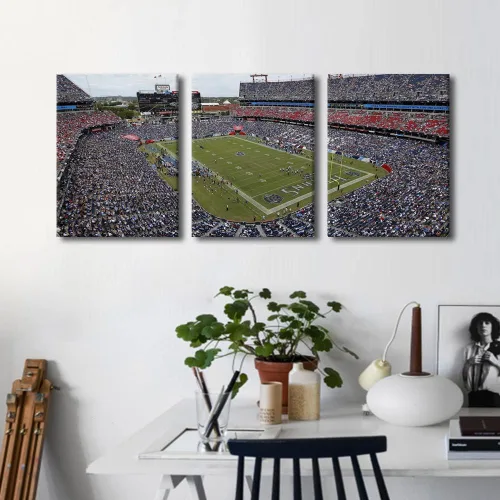 Vista 160 de Lincoln - Lienzo decorativo para pared, diseño de campo financiero de Filadelfia, paisaje de estadio de fútbol de Filadelfia, decoración de pared