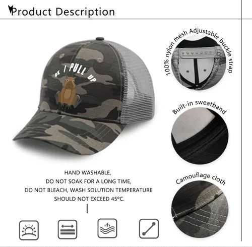 Vista 7 de devor Caps Ok I Pull Up Baseball Cap, Graphic Dad Hat for Women