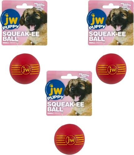 Vista 13 de BJuguete para perros, pelota de goma, los colores varían, de JW Pet, S, Variados