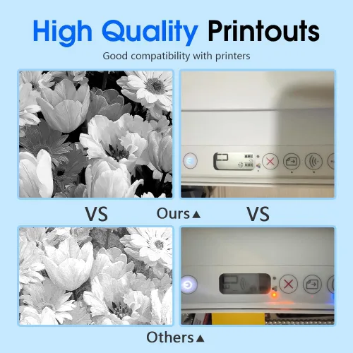 Vista 5 de 62XL - Cartuchos de tinta negros y colores de alto rendimiento compatibles con HP Ink 62 62xl cartucho de tinta apto para impresora HP Envy 5660