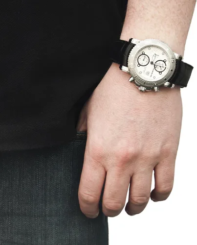 Vista 3 de Montblanc Sport 104280 - Reloj cronógrafo automático para hombre esfera plateada