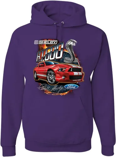 Vista 40 de Wild Bobby Shelby GT500 Cobra - Sudadera con capucha con diseño oficial de Ford Motors Cars and Trucks