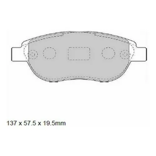 Vista 3 de Pastillas de freno Black Diamond PP590 Ventilado Frontal