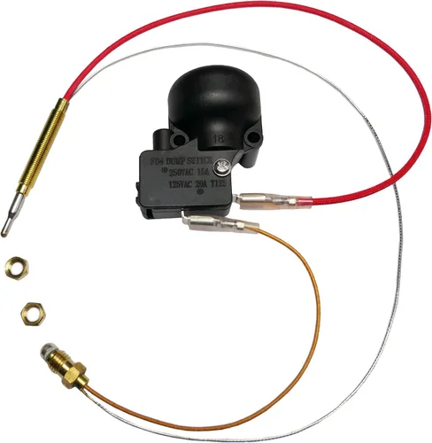 Vista 3 de Termoacoplador de calentador de gas y interruptor de descarga anti inclinación, kit de seguridad para accesorios de calentador de patio y exteriores