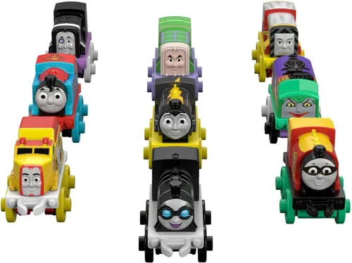 Vista 2 de Fisher-Price Thomas & Friends MINIS, DC Super Friends #1 (paquete de 9)
