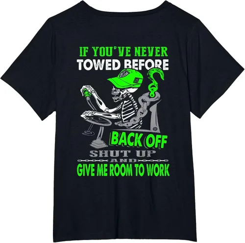 Vista 24 de Proud Tow Truck Operator - Camiseta, Negro, S