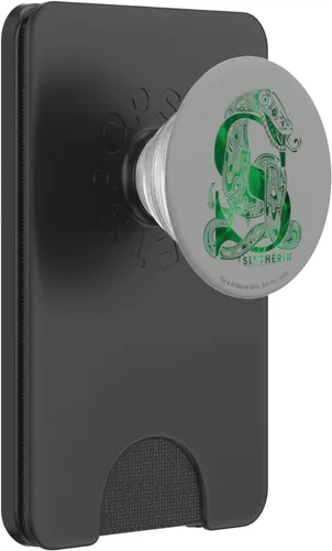 Vista 7 de Harry Potter Slytherin S Logo PopSockets Grip y soporte para teléfonos y tabletas, Negro