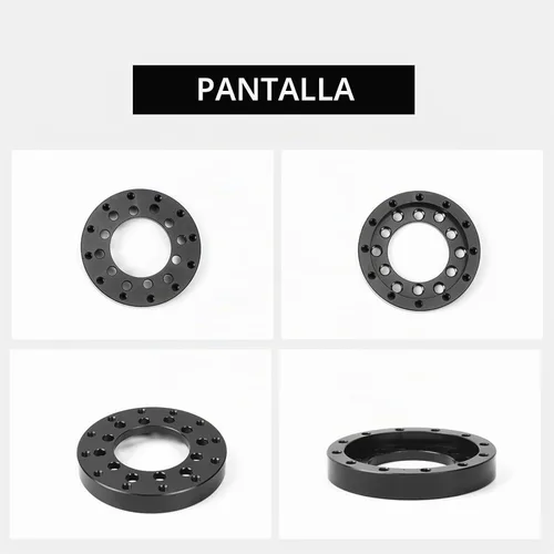 Vista 3 de Kit de modificación de anillo de repuesto para volante PCD de 2.756 in para Logitech G25 G27 G920 Adaptador de rueda Sparco Momo