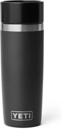 Vista 21 de YETI Rambler - Botella de viaje de 8 onzas, acero inoxidable, aislada al vacío con tapa a prueba de fugas, color negro