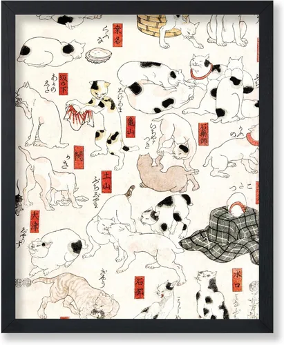 Vista 31 de Poster Master Póster Vintage de Vacaciones - Impresión Retro de Navidad - Regalo para Artista, Amigo - Papá Noel en Trineo de Renos, Invierno, Nieve