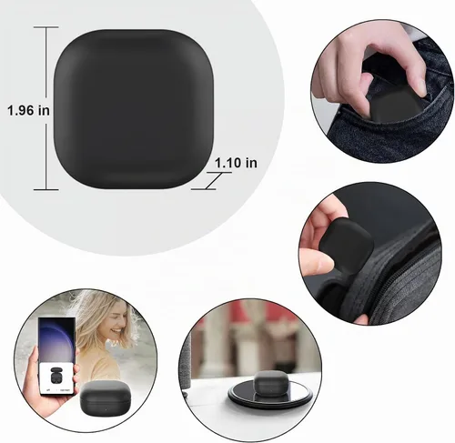Vista 6 de Funda de carga inalámbrica compatible con Samsung Galaxy Buds 2 Pro