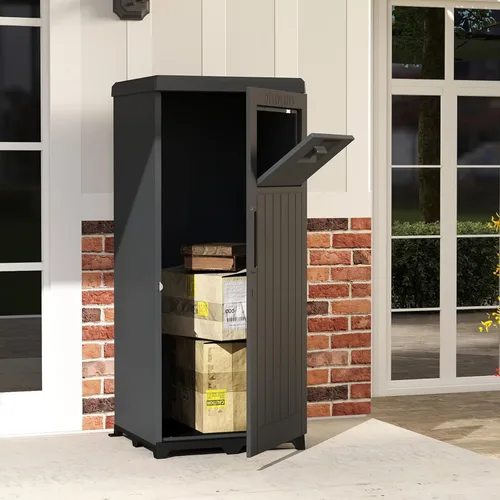 Vista 2 de Domi - Cajas de entrega de paquetes impermeables grandes con cerradura para exteriores