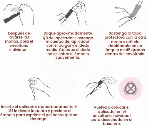 Vista 6 de InnerGarm - Aplicadores desechables de gel de esencia multicare 30