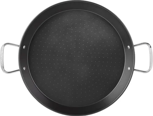 Vista 3 de Cuisinart ASP-38CR - Paellera de 15 pulgadas con tapa, color rojo