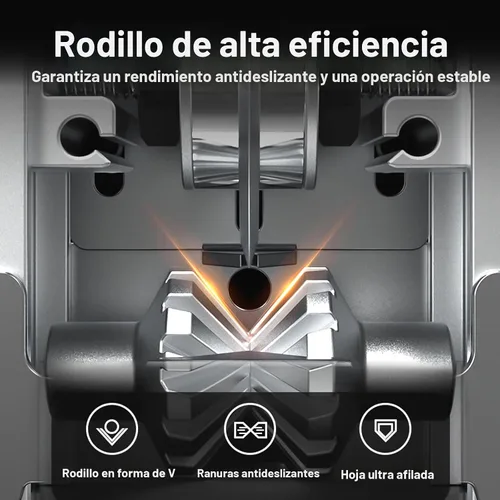 Vista 3 de Máquina pelacables, herramienta de pelado de alambre dos en uno con alimentación de taladro/manual, pelado de alambre para cable de cobre