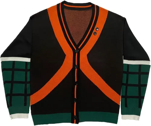 Vista 3 de iSHOWcos Anime MHA Hero - Chaqueta para disfraz de cosplay
