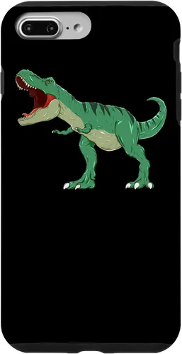 Vista 11 de Carcasa para iPhone X/XS con diseño de dinosaurio T-Rex.