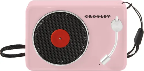 Vista 2 de Crosley CR3029A-PI - Mini altavoz portátil con Bluetooth, color rosa
