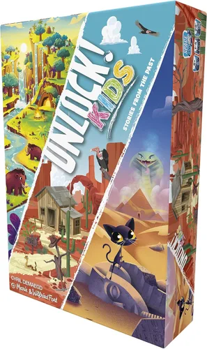 Vista 2 de Juego de cartas Kids: Stories from the Past - Juego de Escape Room para niños y adultos, juego de misterio cooperativo para la noche