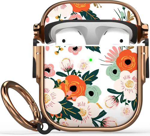Vista 74 de Maxjoy Funda para AirPods 3 con cerradura, funda protectora rígida de 3ª generación para AirPod de 3ª generación para mujeres y hombres con llavero