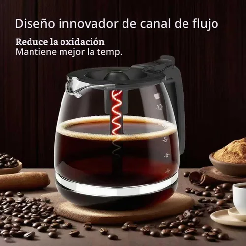 Vista 4 de Cafetera de vidrio para cafetera, cafetera de 12 tazas, compatible con KitchenAid KCM1209 KCM1208, Cuisinart DCC 1220BKS, Capresso SG300, Gourmia