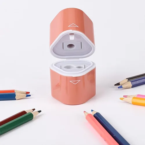 Vista 9 de Mr. Pen - Sacapuntas para lápices de colores, paquete de 3, 3 agujeros, manual de sacapuntas Sacapuntas de mano, caja de basura grande, compatible