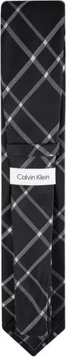 Vista 3 de Calvin Klein Mens Black Solid and Pattern Neckties Standard and Extra Long Sizes
