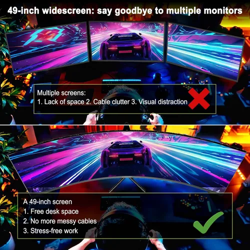Vista 21 de Amzfast - Monitor de juegos de 24 pulgadas 180Hz 200Hz FHD 1080p, monitor de computadora, sincronización adaptativa de 1 ms, 3000:1, pantalla HDR