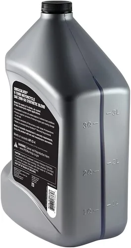 Vista 3 de Quicksilver Aceite sintético para motocicleta 20W-50, 1 galón