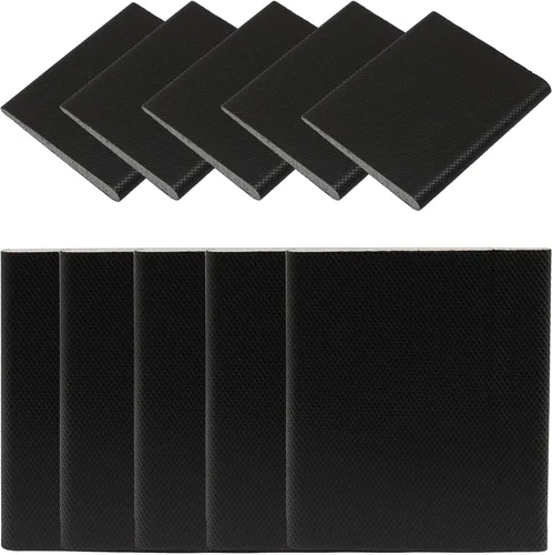Vista 12 de 4 sellos de esquina de puerta, sello de marco de jamba de puerta exterior, tapones de cuña autoadhesivos, almohadillas de espuma para burlete