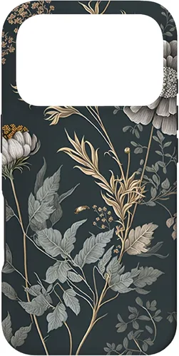 Vista 30 de Cute Flowers Vintage Botanical Floral Illustration Case for iPhone 17