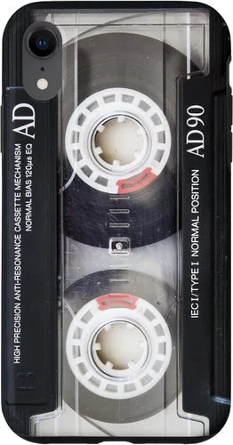 Vista 24 de iPhone 16 Vintage Music Audio Cassette Cinta Retro 90s 80s 70s 60s Caso