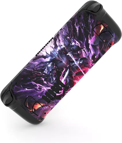 Vista 6 de PlayVital Juego completo de calcomanías protectoras para Steam Deck LCD, pegatinas personalizadas Cubierta de vinilo para Steam Deck OLED - Evil