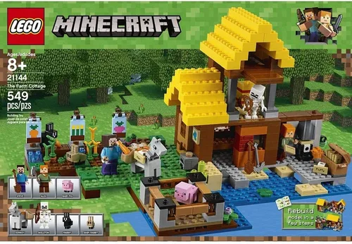 Vista 3 de LEGO Minecraft: La granja 21144. Juego de construcción (549 piezas)