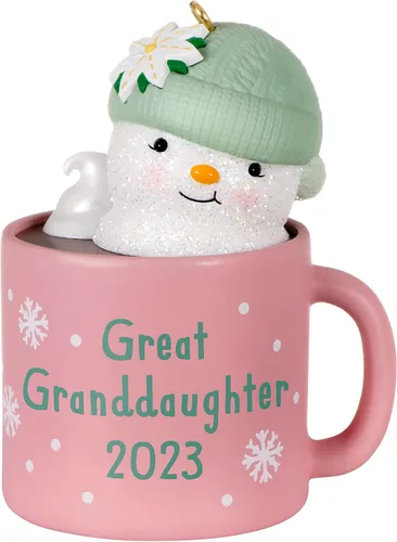 Vista 9 de Hallmark Keepsake Ornament (Great-Granddaughter Hot Cocoa Mug 2026)