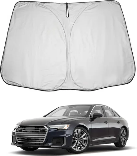 Vista 34 de LUWU Parasol para parabrisas para Dodge RAM 1500 y 2500 2009-2018 - Parasol para ventana delantera con bloqueo de rayos UV