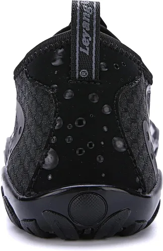 Vista 3 de Leyang Zapatos acuáticos para mujer y hombre, de secado rápido, calcetines acuáticos para natación, playa, surf, buceo, piscina, yoga, aeróbicos