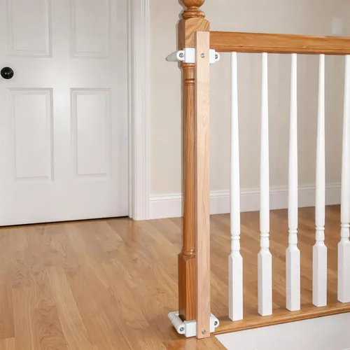 Vista 2 de KidCo Kit de instalación de puerta de escalera K12 - Configuración sin problemas para bebés - Puerta de escalera