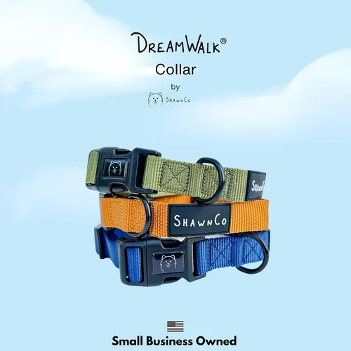 Vista 6 de ShawnCo Dream Walk - Collar de perro de alta calidad, ajustable y cómodo para perros pequeños, medianos, grandes y extra grandes