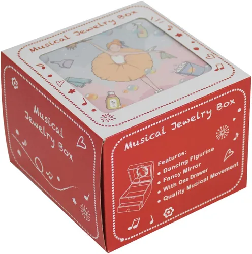 Vista 8 de Joyero de música para niña Caja de almacenamiento de música Caja de música, regalo para niños. (Repertorio Swan Lake)