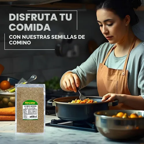Vista 4 de Semillas de comino enteras – Grado premium, sabor audaz y terroso Ideal para cocinar, curry, condimentos y mezclas de especias 1 libra por Nirwana