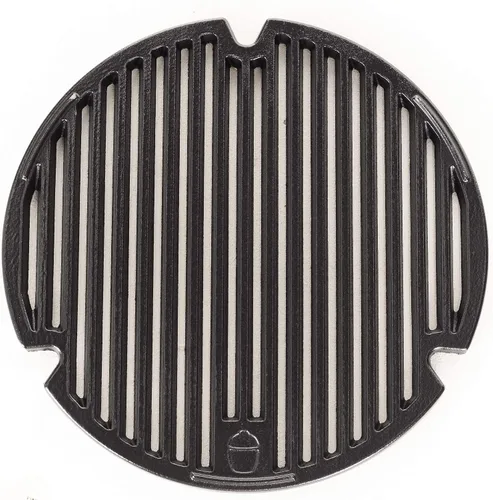 Vista 6 de Kamado Joe KJ13RH - Parrilla de carbón portátil de 13.5 pulgadas, color rojo intenso, incluye cubierta de parrilla KJ15080420, placa de hierro