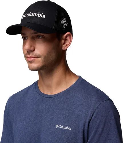 Vista 3 de Columbia Unisex-Adult Gorra de malla con cierre a presión Negro