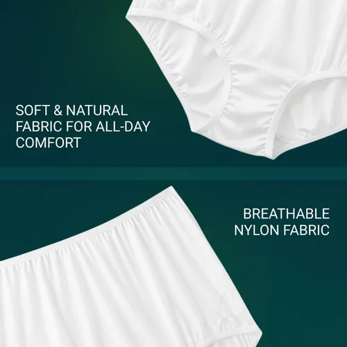 Vista 3 de Vanity Fair Calzoncillo de encaje Perfectly Yours para mujer, color blanco